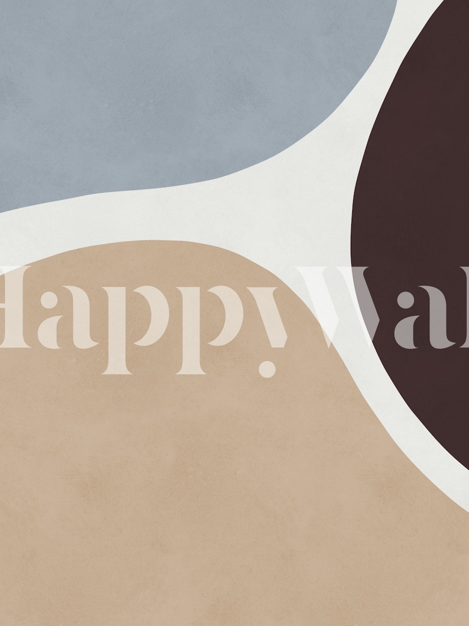 Papel de parede Boho minimalism em um quarto