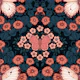 Butterflies and flowers symmetry 3