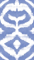 Monochrome Ikat Mirage In Cornflower Blue tapete