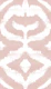 Monochrome Ikat Mirage in Blush Pink