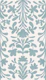 Retro-Modern Bloom Harmony In serenity Blue