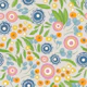Botanical Mod Boho Floral Grey