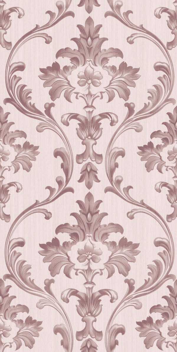 Regency Damask Victorian Elegance Blush Pink