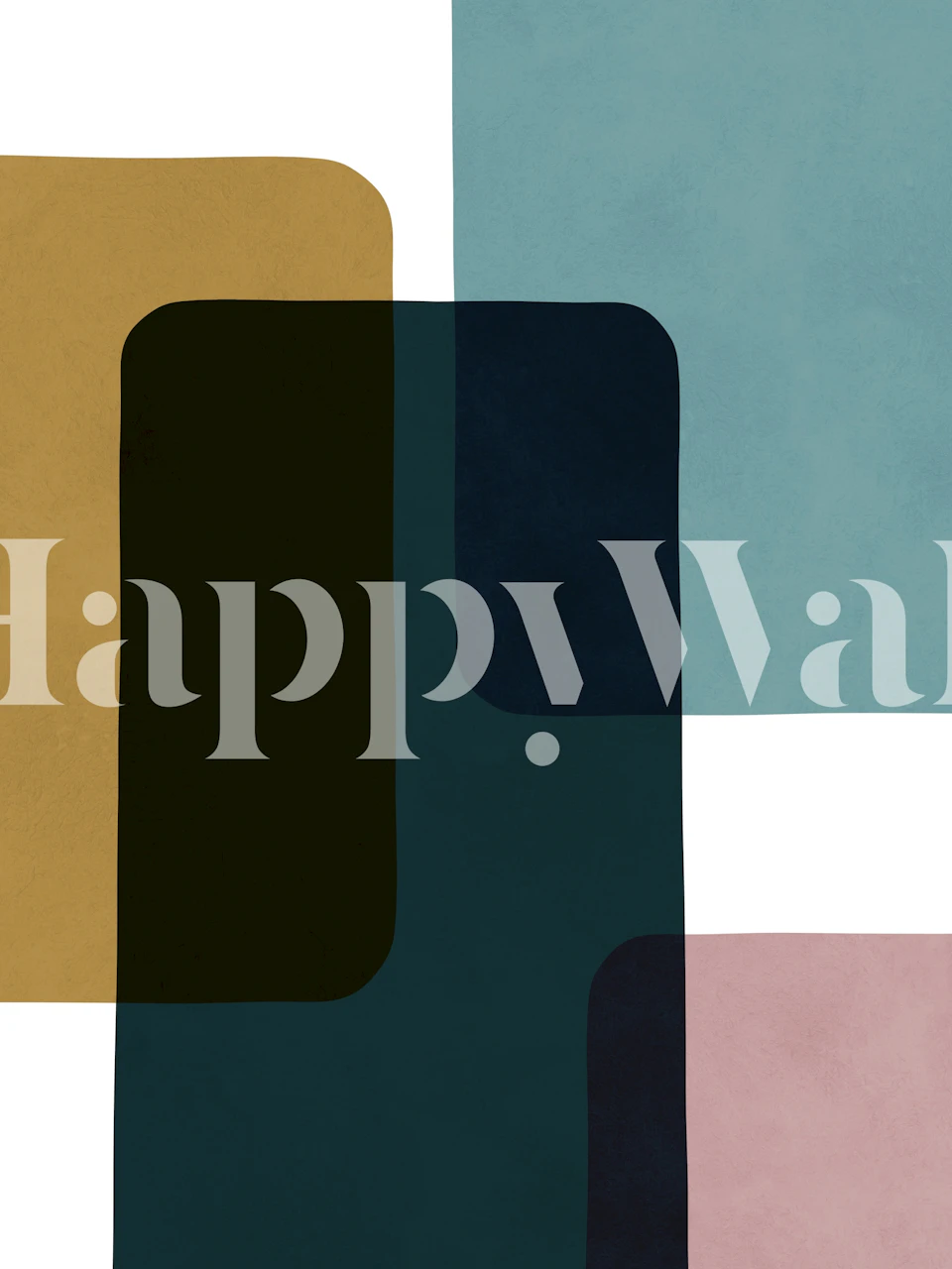 Boho minimalism 10 wallpaper in a room