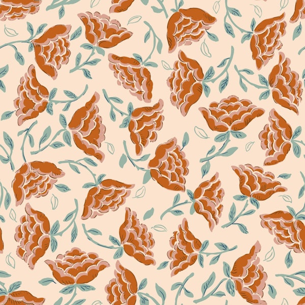 Frida's roses natural earth tone