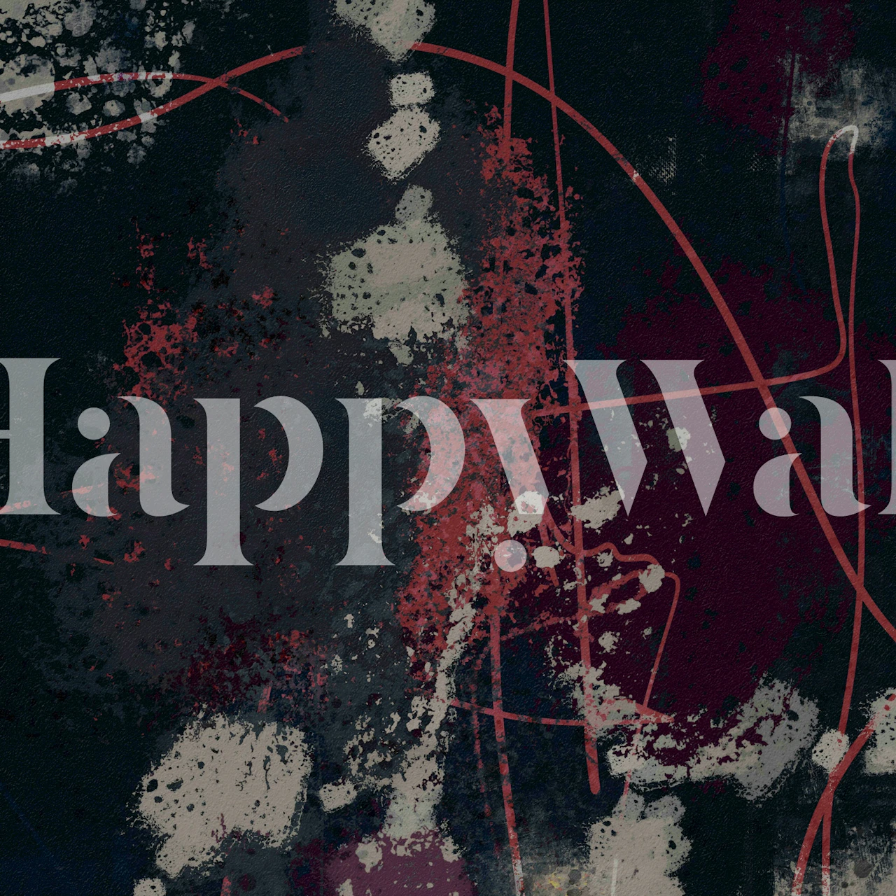 Abstract textured wallpaper with dark tones and muted splashes