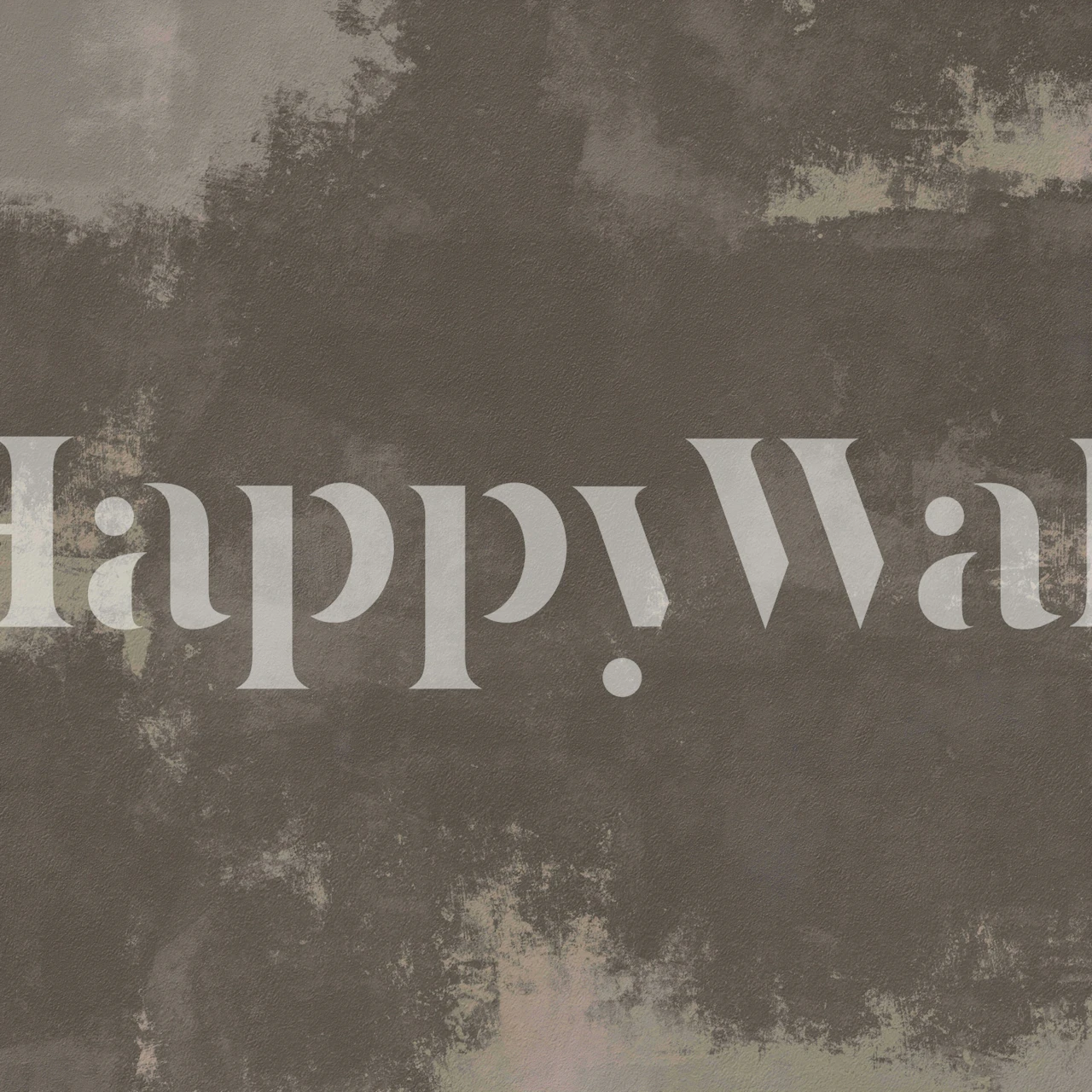 Brown Tempest wallpaper in a modern room