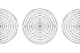 Black Tribal Circular Ornaments