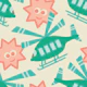 WHIRLYGIGS Cute Kids Helicopters Sun Vintage