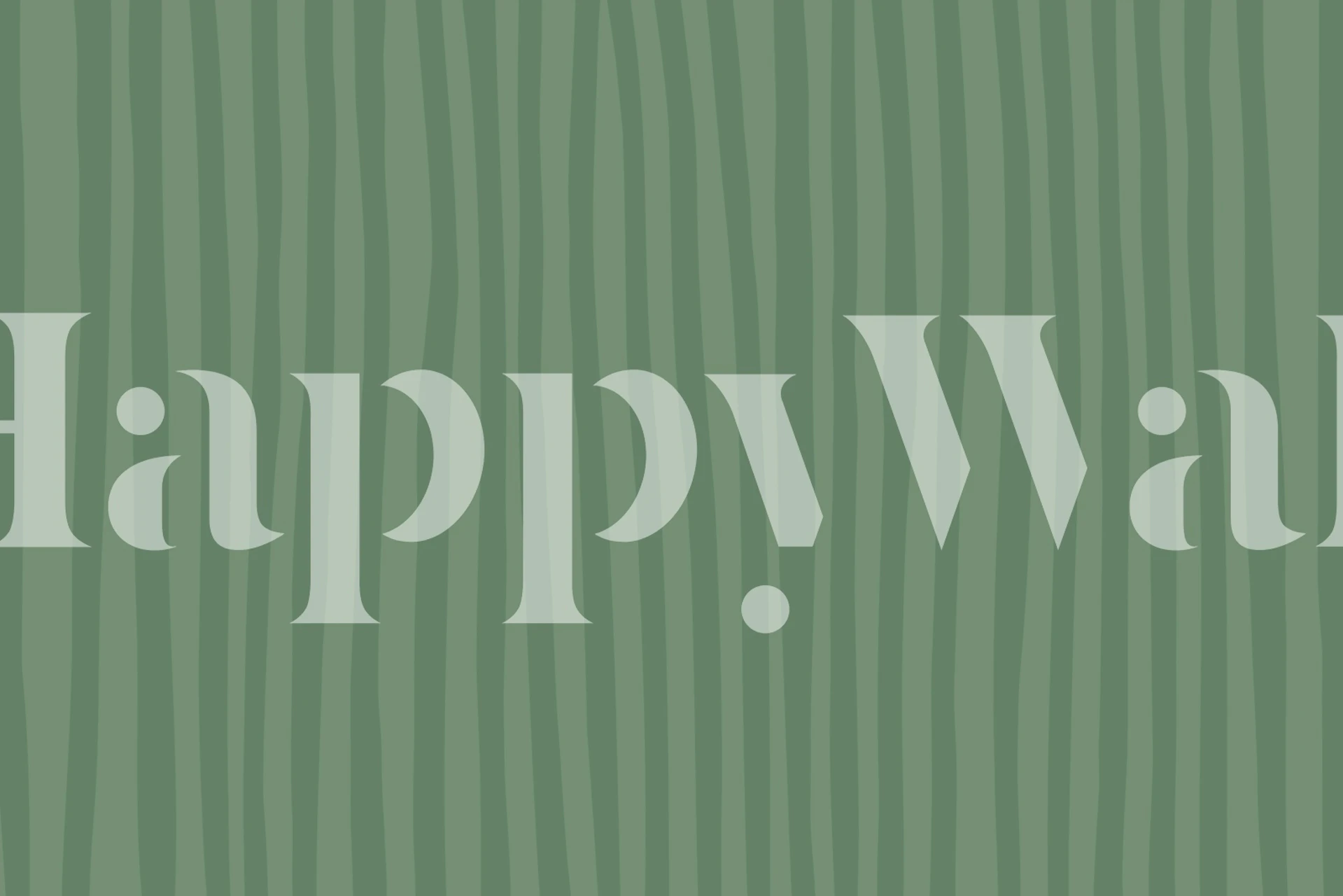 Simple Stripes Sage Green wallpaper in a room