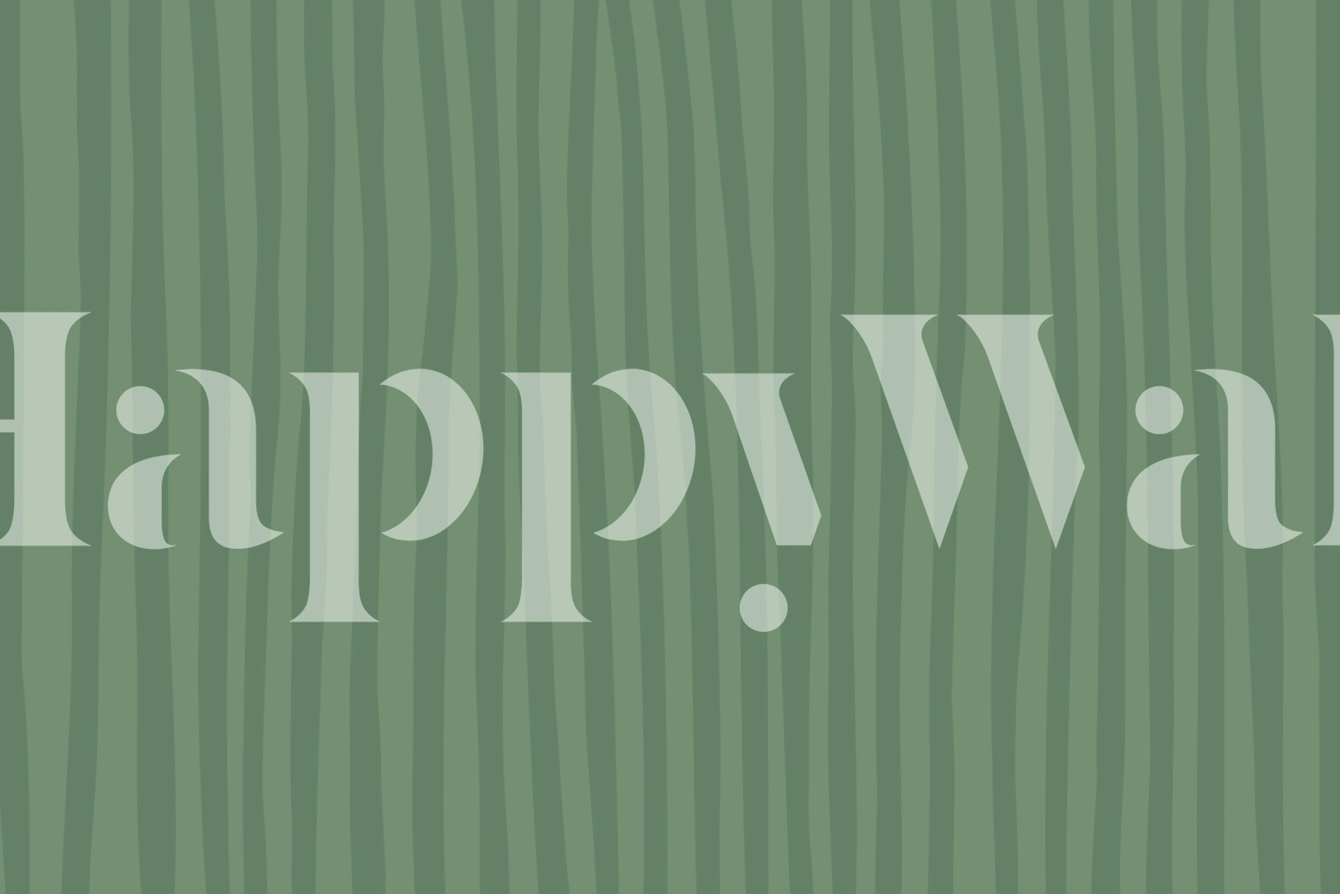 Simple Stripes Sage Green Tapete in einem Raum