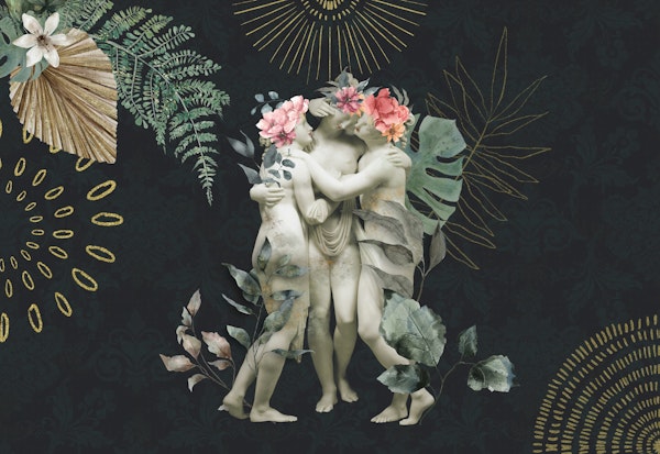 Graceful Resilience Marble Statues