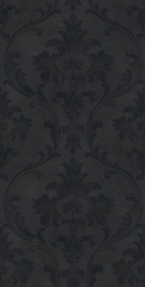 Faded Elegance Regency Damask Dark Grey