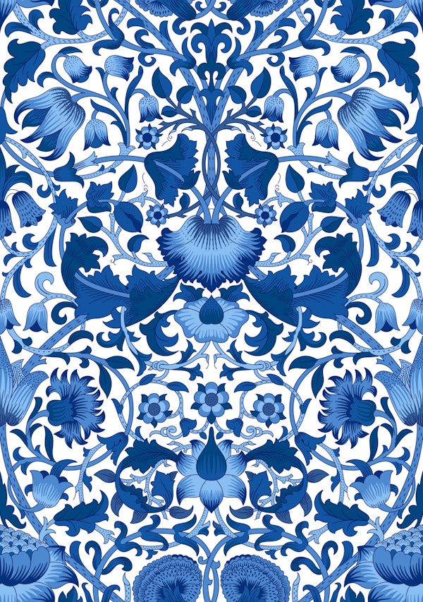 Victorian Lodden Blue pattern