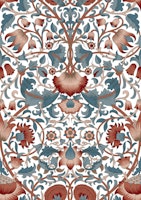 Victorian Lodden pattern 4 carta da parati