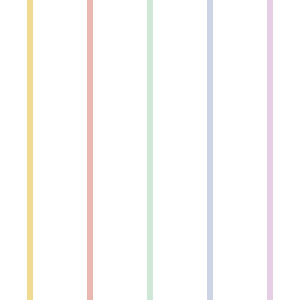 Pastel Rainbow Pinstripes 1