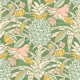 Tropicana damask - Green palette - Large