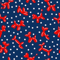 Red Balloon Dogs 2 wallpaper