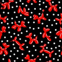 Red Balloon Dogs 4 wallpaper