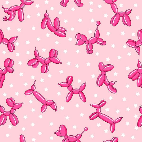 Pink Balloon Dogs