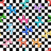 Colorful Balloon Dogs 2 tapete