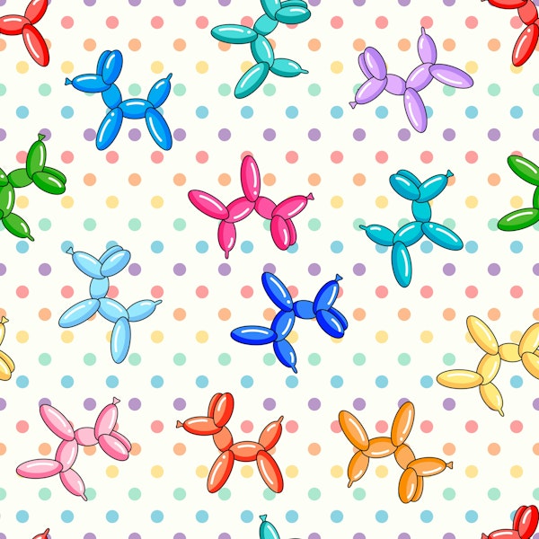 Colorful Balloon Dogs 4