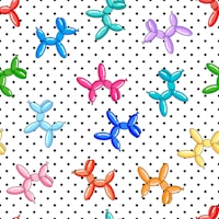 Colorful Balloon Dogs 1 tapete