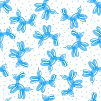 Light Blue Transparent Balloon Dogs wallpaper