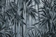 Tropical Bamboo Forest Grey Blue