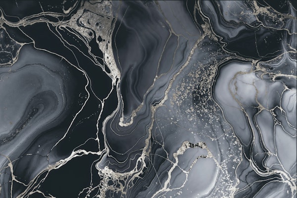 Magnific Marble Blue Grey Luxury