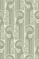 Flora - the goddess of flowers - Sage tapete