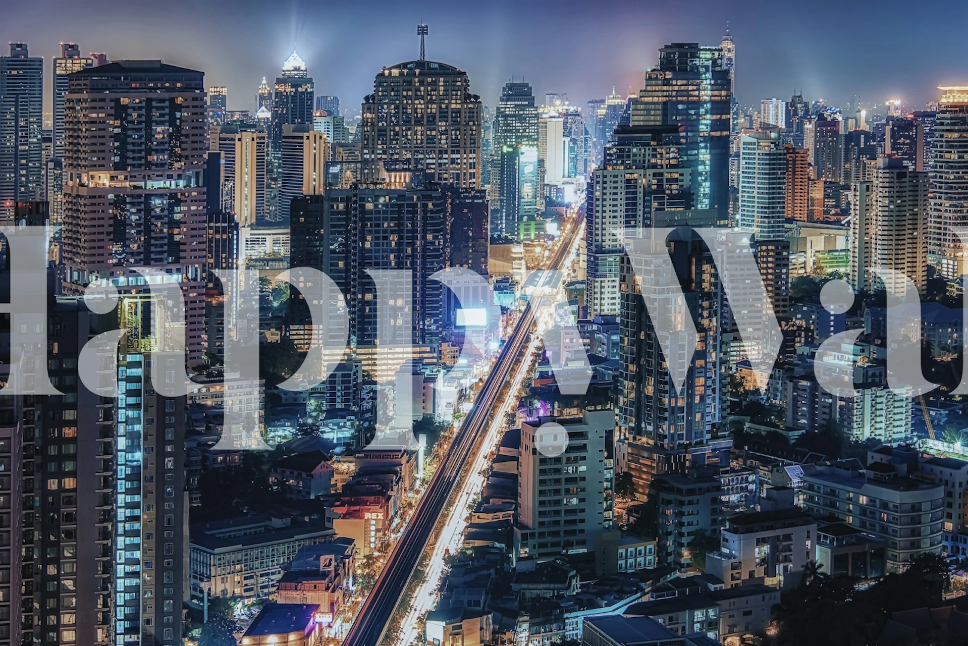 Sukhumvit wallpaper in a stylish room