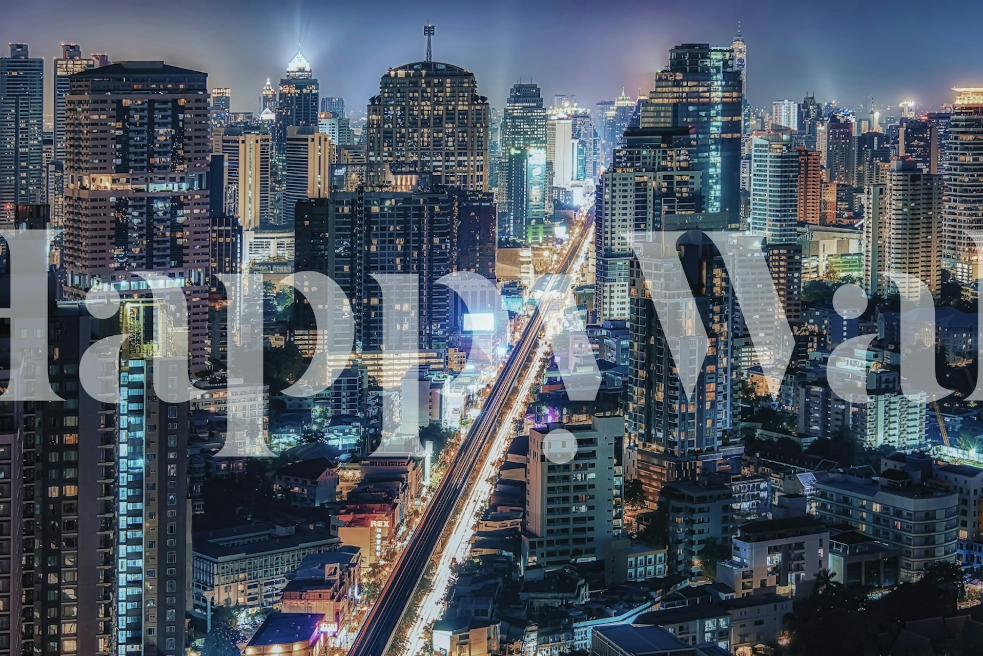 Sukhumvit wallpaper in a stylish room