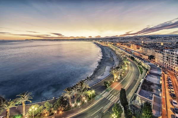 Sunset in Nice