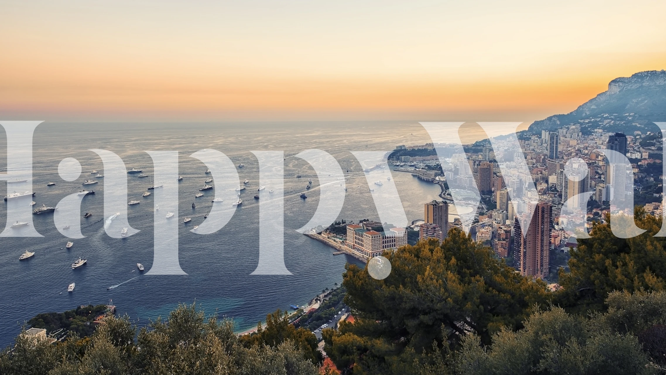  Franse Rivièra behang in een kamer setting