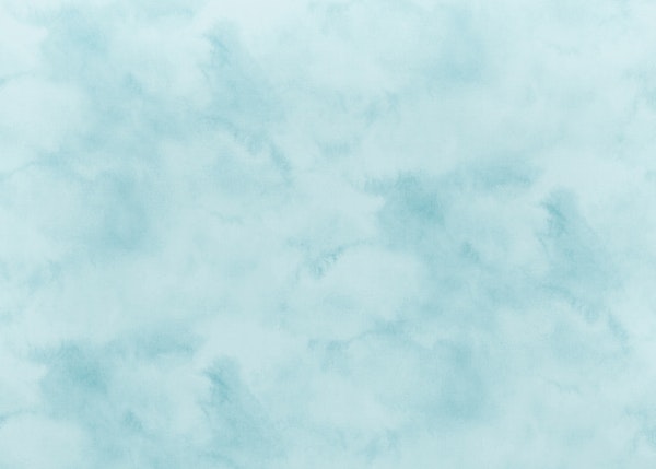 Watercolor abstract light turquoise blue