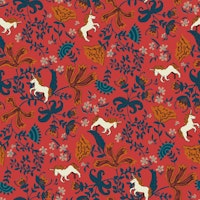 Unicorns medieval tapestry tapet