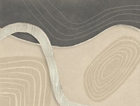 Modern Move Mid Century Art Beige papiers peint