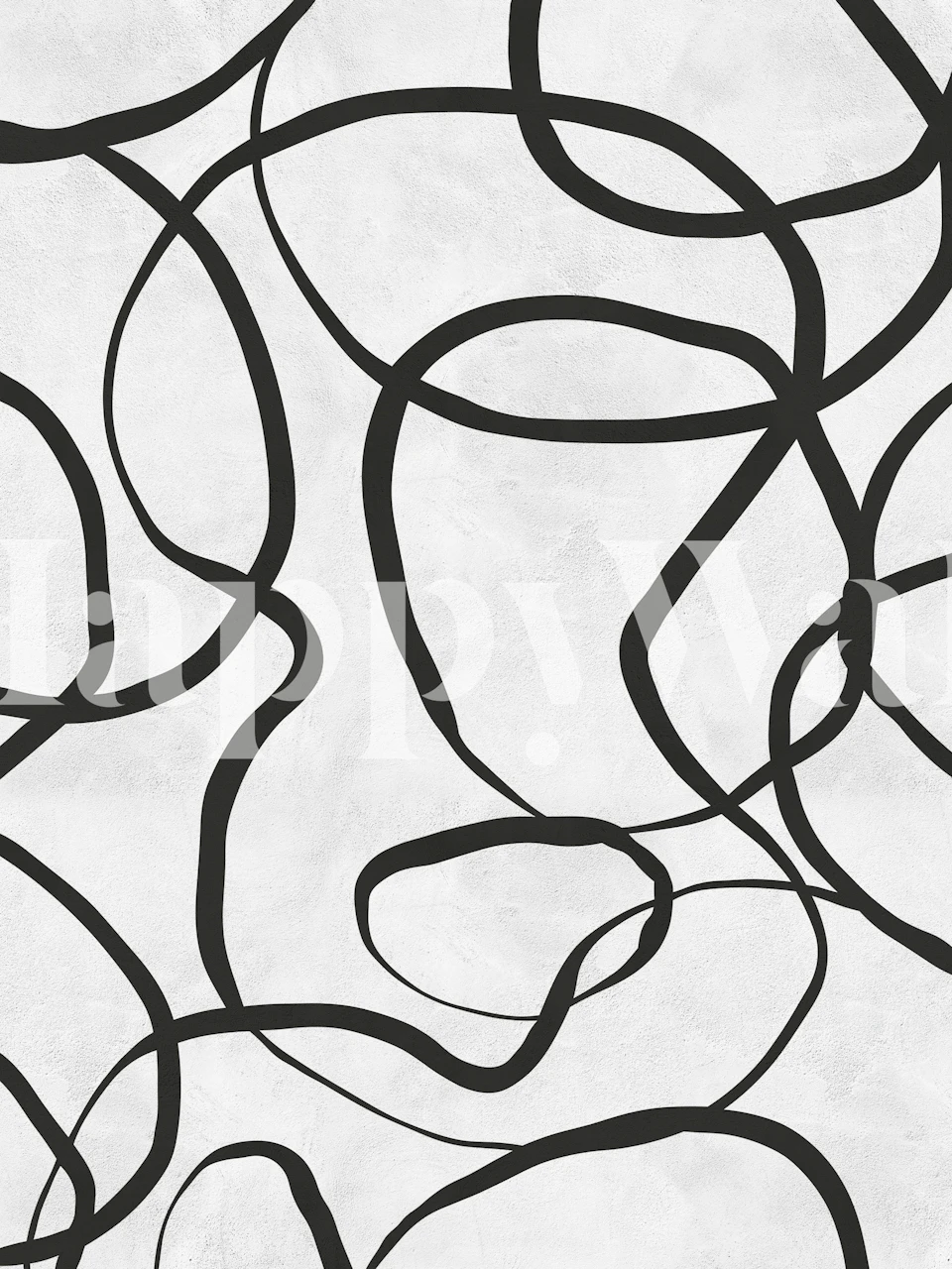 Schwarz einfach strukturierte Linien auf grauem Hintergrund Tapete