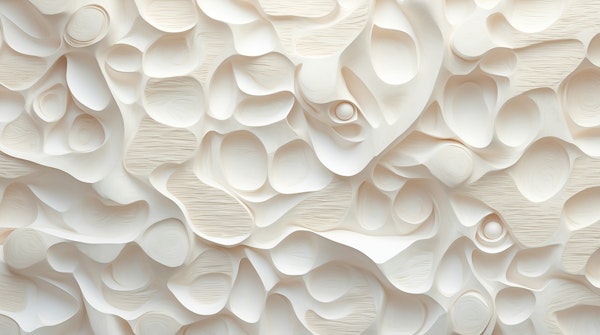 Abstract texture surface with 3d elements