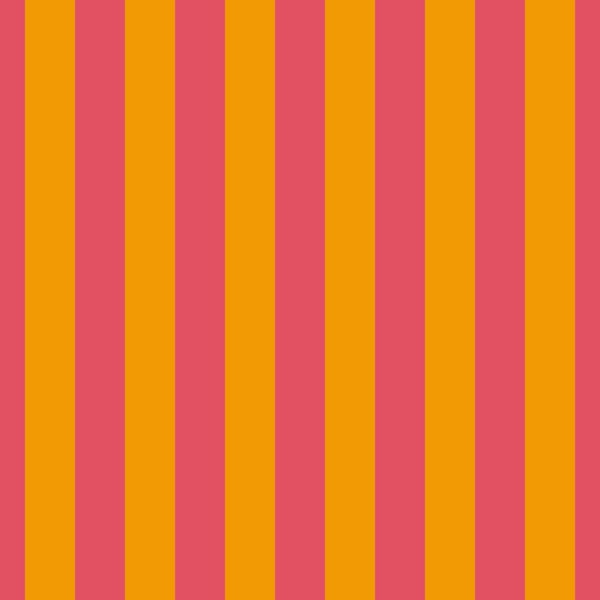 Dark Pink and Orange Retro Stripes