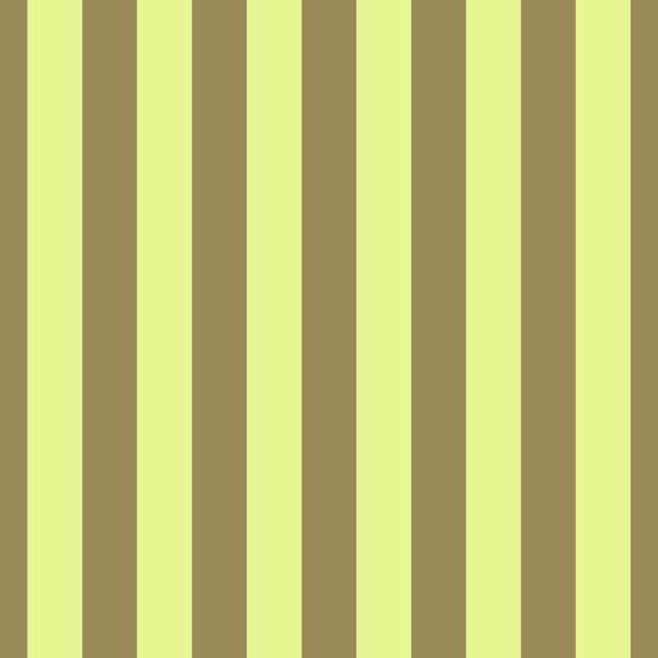 Yellow Lime and Brown Retro Stripes