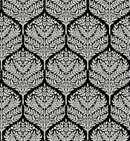 Black forest graphical pattern tapete