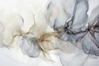 Slow Motion Floating Ink Grey Blue Beige ταπετσαρία