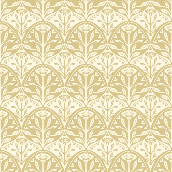 Vintage golden blooms