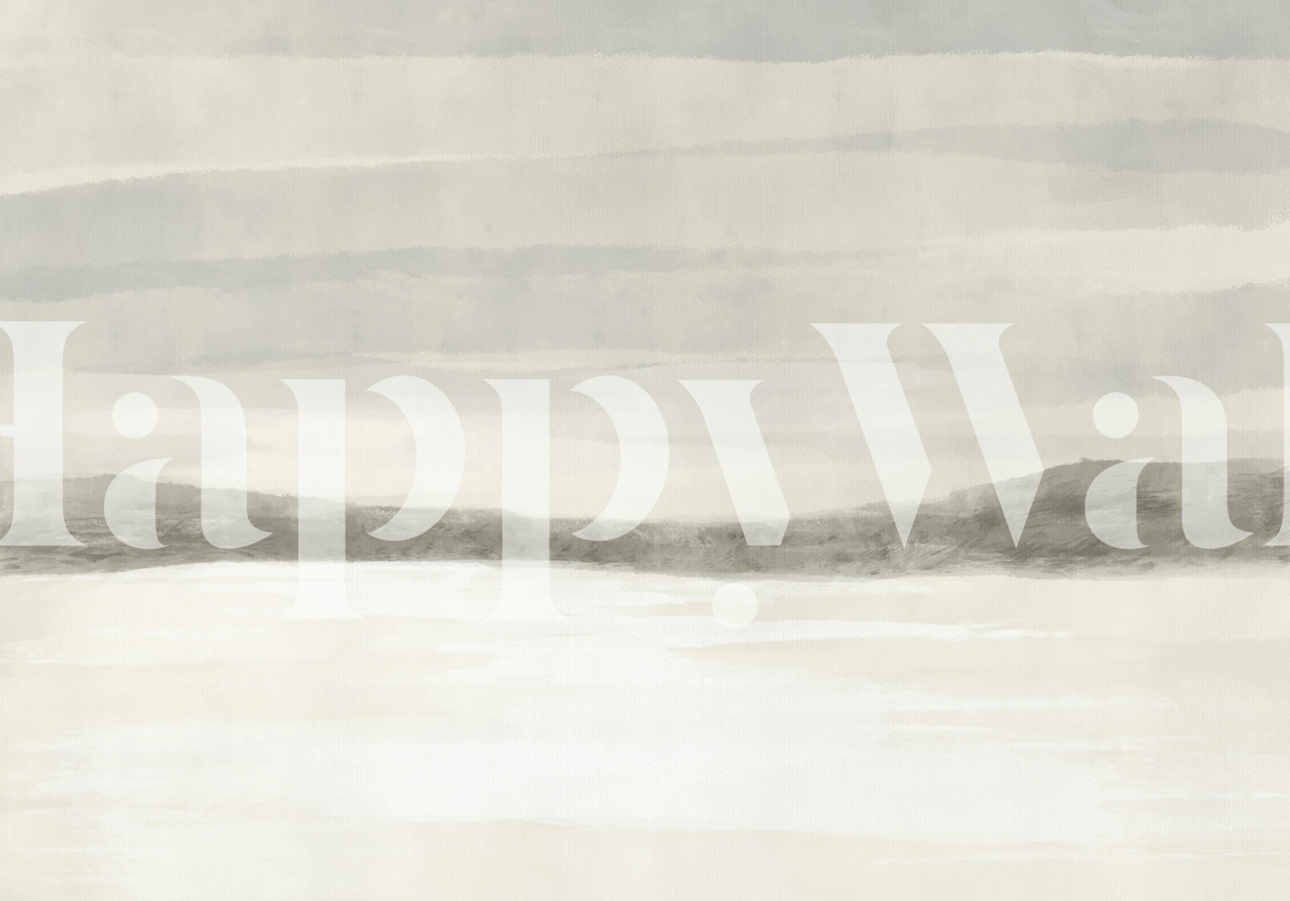 Minimal Modern Abstract landscape 01 in einem Raum