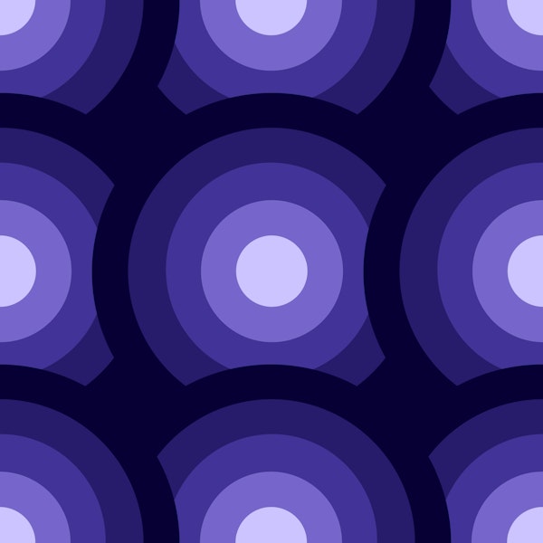 Gradient Circles - Indigo