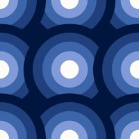 Gradient Circles - Navy tapeta