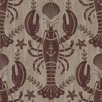 Rustic Lobster with Anchor 3 - Large tapete
