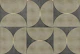 Eclectic Circle Modern Art Gold Brown